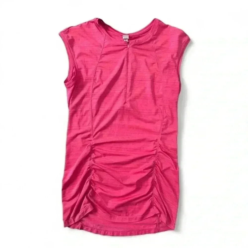 Athleta Pacifica contoured tank pink size XXS EUC
